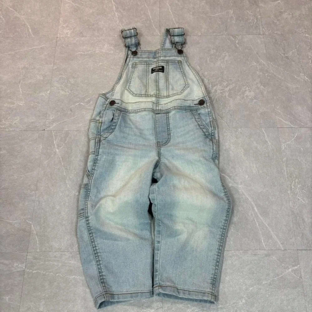 OshKosh‎ blue denim overalls Size 2 years #kids #denim